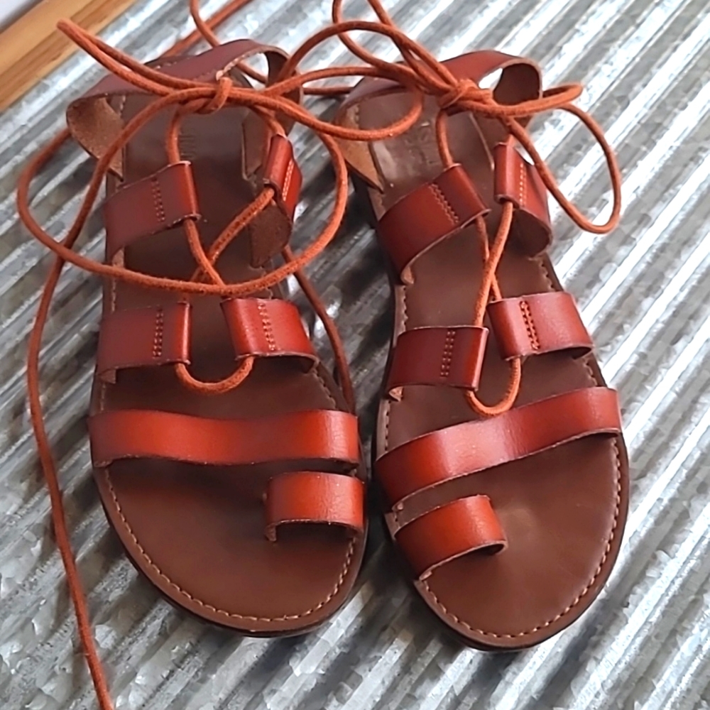 Mission real leather sandals